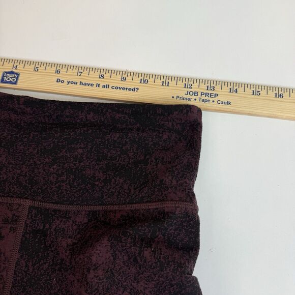 Athleta Elation Glades 7/8 Tight Women's S Small Legging Maroon Black High Rise - Picture 8 of 9